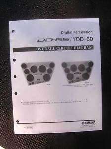 Yamaha Digital Percussion DD 65 / YDD60 Circuit Diagram  