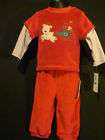 NWT ~ New Boys LITTLE ME 2P CHRISTMAS Pant Outfit 6/9 M