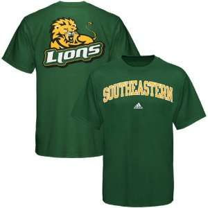  adidas Southeastern Louisiana Lions Green Relentless T 