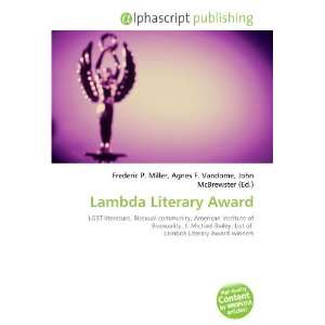  Lambda Literary Award (9786133608085) Books