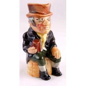   pottery hand painted miniature toby jug Bill Sneed