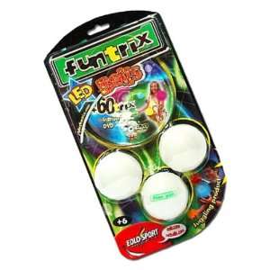  Eolo Sport Led Juggling Balls   3 Light Effects and DVD 