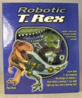 BUILD YOUR OWN ROBOTIC T REX KIT & BOOK PAUL BECK 2004  