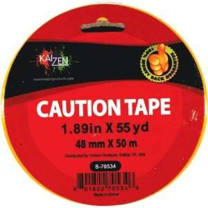   Tape Caution 1.89X55 Yds Yellow Case Pack 72 Arts, Crafts & Sewing
