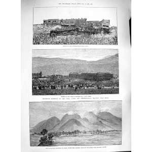 1888 TRAIN CRASH PARIS DIJON GENEVA BANDAI SAN MOUNTAIN  
