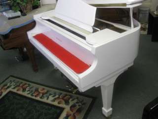 Samick Player Grand 5 White, MINT condit, CD&F disc; PianoDisc Player 