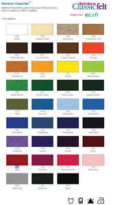 72 Wide Rainbow Classic Felt Fabric by the Yard  