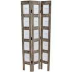 Oriental Furniture 3 ft. Tall Narrow Photo Frame Room Divider