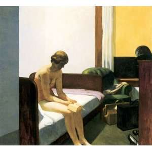  CANVAS Lady in a Hotel Room 1931 by Edward Hopper 13 X 14 