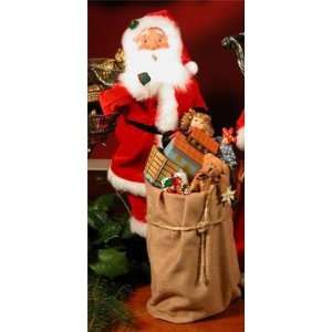  Byers Choice Red Velvet Santa with Sack of Toys (2007 