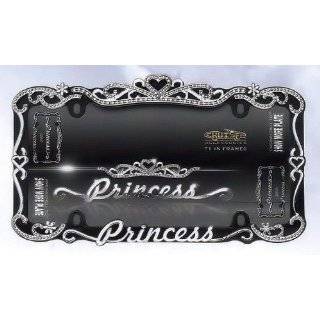Princess Crown Crystal/Diamond Bling License Plate Frame