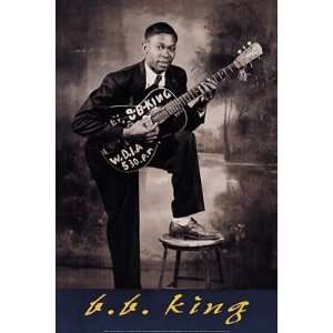  Music  Jazz / Blues Posters BB King   Leaning   91.5x61cm 