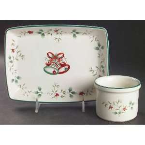   Dipper Set (Bowl and Tray), Fine China Dinnerware