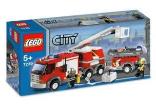 This is a NEW LEGO 7239 FIRE FIGHTER SET RESCUE TRUCK 214 PIECES 