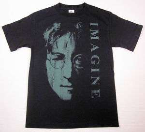 John Lennon Imagine T shirt Beatles Rock Tee SzLg New  