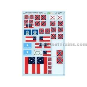  Microscale N Scale Military Decal Set   Confederate 1861 