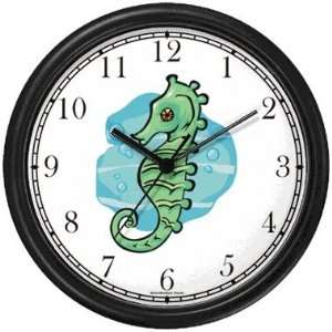   No.1 Animal Wall Clock by WatchBuddy Timepieces (Hunter Green Frame