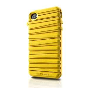 Musubo Rubber Band TPU Case for iPhone 4 & 4S   Yellow 