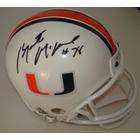   Memorabilia Bryant McKinnie Autographed Mini Helmet   Miami Hurricanes