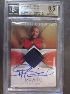 HUGE LOT OF 11* 06 07 EXQUISITE PATCH AUTOGRAPH ROOKIES TYRUS THOMAS 
