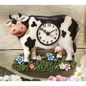  Garden Cow Hanging Wall Clock 