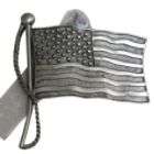Gloria Duchin® Genuine Pewter American Flag Ornament
