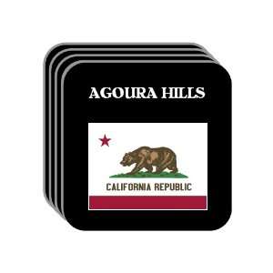 US State Flag   AGOURA HILLS, California (CA) Set of 4 Mini Mousepad 