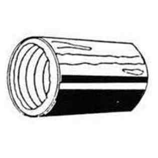 Gray Metal Products 2508 Polyester Insulation Flex Duct Black 8 x 25 
