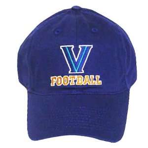  NCAA VILLANOVA FOOTBALL BLUE COTTON ADIDAS HAT CAP WASH 