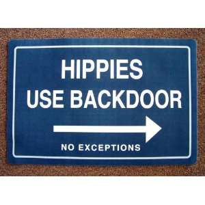  Hippies Use Back Door Rug Floor Door Bath Mat