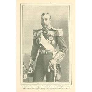  1901 Print Duke of Cornwall & York 