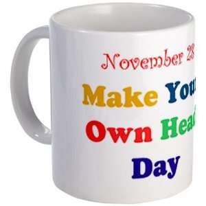   Make Your Own Head Day Humor Mug by  Kitchen 