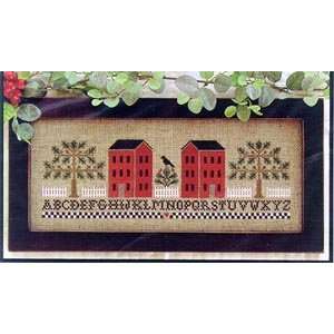  Two Red Houses   Cross Stitch Pattern Arts, Crafts 