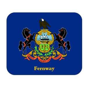   US State Flag   Fernway, Pennsylvania (PA) Mouse Pad 