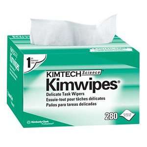 Kimberly Clark KimWipes 4.4x8.4 Pop Up Box, 60 boxes/case, 280 wipes 