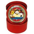 Carsons Collectibles Jewelry Case Clock Red of Art Deco Snoopy with 