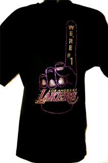 Mens LA Lakers Bling Shirt Playoffs All Sizes, LOOK  