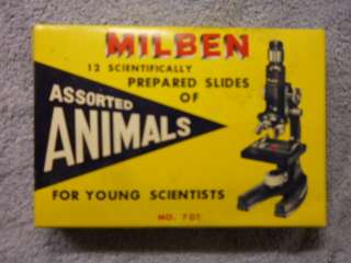 Vintage Milben No. 71 Scientifically Prepared Slides  
