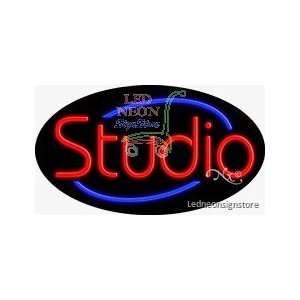 Studio Neon Sign 17 inch tall x 30 inch wide x 3.50 inch wide x 3.5 