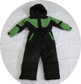 This 1 piece snowsuit offers serious warmth for spending all day in 