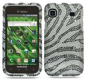 Zebra Bling Hard Case Cover Samsung Galaxy S 4G T959V  