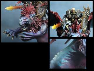Pro Painted Chaos Lord on Manticore Storm of Magic  