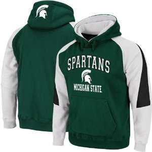 Michigan State Spartans Green White Playmaker Pullover Hoodie 