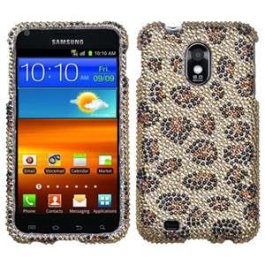Samsung Epic Touch 4G D710 / Galaxy S2 (Sprint) Leopard Skin BLING 