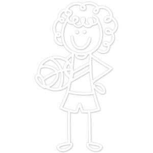 Me & My Peeps Family Auto Decal 3x4.25 Basketbal Toys 