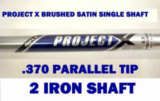   Project X Single 2 IRON Shaft 6.0 STIFF+370 Parallel tip Steel  