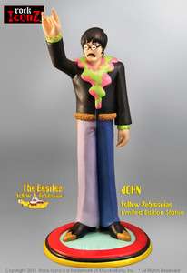 Rock Iconz Beatles Yellow Submarine John Lennon statue 812264010295 