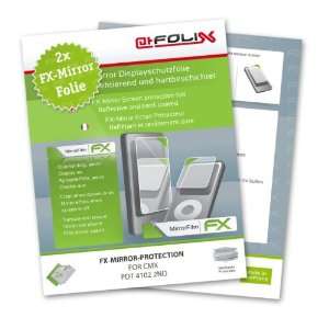  2 x atFoliX FX Mirror Stylish screen protector for CMX PDT 