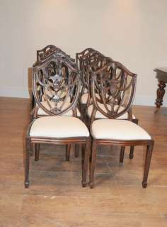 Victorian Dining Table Set 10 Federal Chairs Suite  