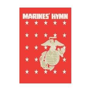  The Marines Hymn #2 12x18 Giclee on canvas
